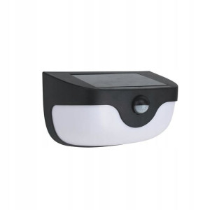 Kinkiet solarny Solar IP44 czarny