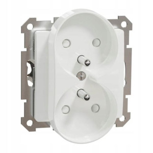 Gniazdo podwójne Schneider Electric Sedna Design&Elements do ramek szklanyc