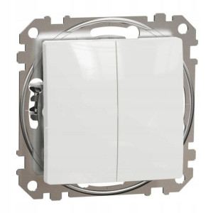 Łącznik podwójny Schneider Electric Sedna Design&Elements biały