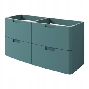Szafka pod umywalkę GoodHome Himalia 120 cm zielona