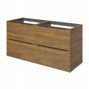 Szafka pod umywalkę Goodhome Imandra wisząca 120 cm orzech