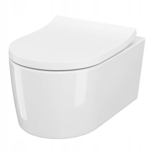 Miska WC Cersanit Reel wirowa z deską duroplast wolnoopadającą