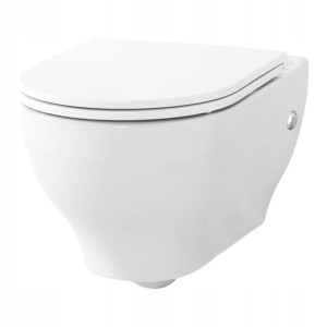Miska WC wisząca GoodHome Cavally bezkołnierzowa z deską wolnoopadającą z d