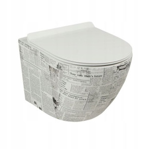 Miska WC wisząca Alice II Paper Domino