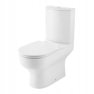 Kompakt WC GoodHome Cavally Slim Dual bezkołnierzowy 3/6 l z deską wolnoopa