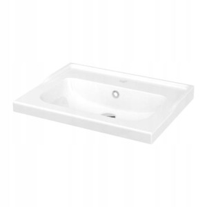 Umywalka ceramiczna GoodHome Lana 60 cm z syfonem