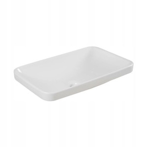 Umywalka ceramiczna nablatowa 50 Semi