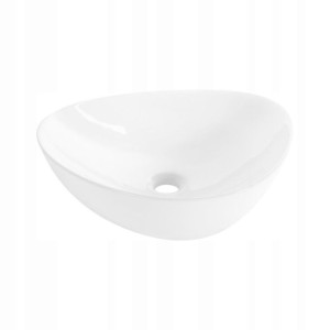 Umywalka ceramiczna nablatowa Wiktoria 46 x 42 Basaro