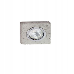 Oprawa stropowa LEDSDREAM betonowa kwadratowa GU10 SPOT-LIGHT