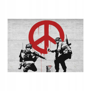 Fototapeta Banksy I 416 x 254 cm