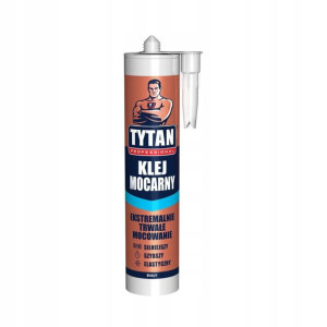 Klej montażowy uniwersalny biały 290 ml Tytan