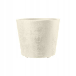 Donica duża Vaso Millenium śr.59 cm biała Deroma