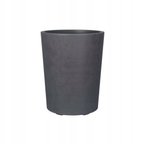 Donica duża Vaso Milenium śr.43.5 cm antracyt Deroma