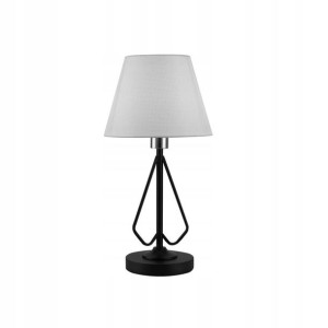 Lampa stołowa Morley czarno-biała E14 Candellux
