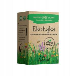 Łąka kwietna EkoŁąka 1kg / 40 m2 Najlepsze trawy z Iławy