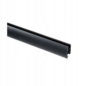 Profil szyna sufitowa 240 cm czarny aluminiowy 20 mm płaski