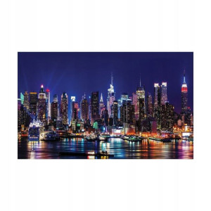 Fototapeta NY Nocą 312 x 219 cm