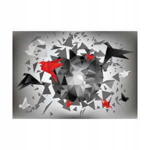 Fototapeta Origami 416 x 254 cm