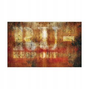 Fototapeta Rdza Ru Keep Out 368 x 254 cm