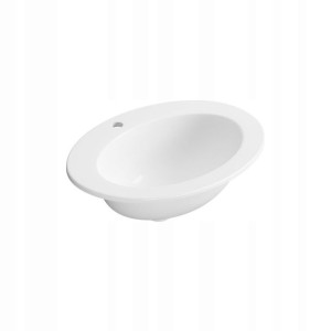 Umywalka ceramiczna wpuszczana w blat Gamma 63 x 48.5 Z/O Cersanit