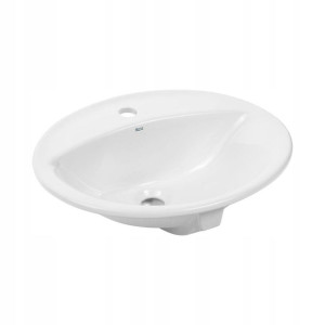 Umywalka ceramiczna nablatowa Rodeo 52 x 41 Z/O Roca