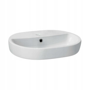 Umywalka ceramiczna nablatowa Caspia 60 x 42 Z/O Cersanit