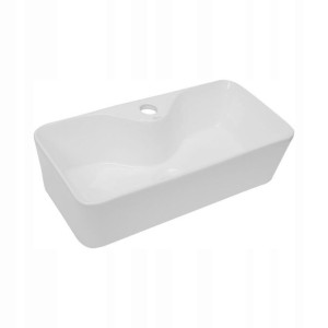 Umywalka ceramiczna nablatowa Mery 50.5 x 25 Rea