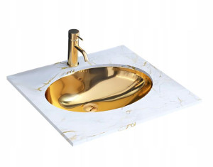 Umywalka Ceramiczna Podblatowa NEL GOLD - REA