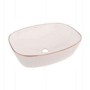 Umywalka ceramiczna Sol 50 x 38.5 Rea