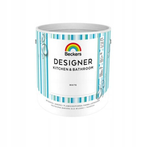 Farba Beckers Designer Kitchen & Bathroom White 2.5 l