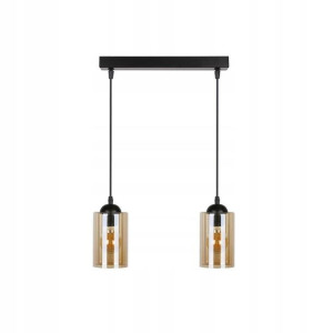 Lampa wisząca Bistro brązowa 2 x E27 Candellux