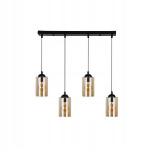 Lampa wisząca Bistro brązowa 4 x E27 Candellux