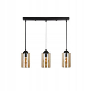 Lampa wisząca Bistro brązowa 3 x E27 Candellux