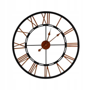 Zegar ścienny 05 śr. 70 cm czarno-brązowy