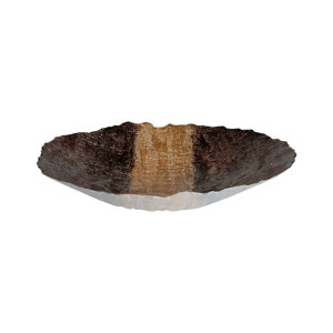 Misa ceramiczna 40 cm brązowa
