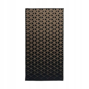 Chodnik dywanowy Roco czarno-beżowy 80 x 150 cm