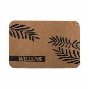 Wycieraczka Coconut Welcom Liść 60 x 40 cm brązowa