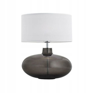 Lampa stołowa SEKWANA przydymione szkło E27 PREZENT