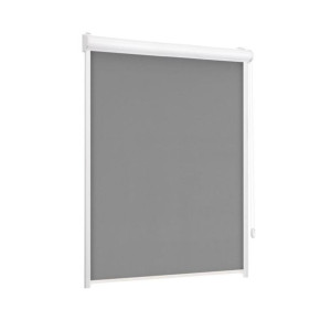 Roleta w kasecie zaciemniająca Silver grafit 96 x 220 cm prawa
