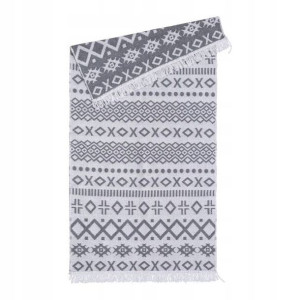 Dywan Pled 60 x 120 cm Aztecki szary