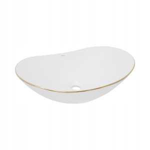 Umywalka ceramiczna nablatowa Royal 62.5 x 36 Rea