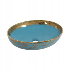 Umywalka ceramiczna nablatowa Margot 56.5 Rea