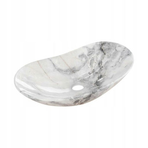 Umywalka ceramiczna nablatowa Royal Granit Shiny 62.5 x 36 Rea