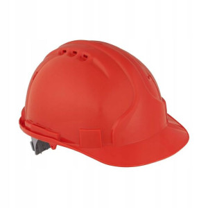 Kask ochronny czerwony Kas HDPE