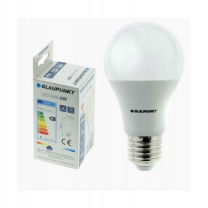 Żarówka LED E27 6 W  46 W 640 lm Ciepła biel Blaupunkt