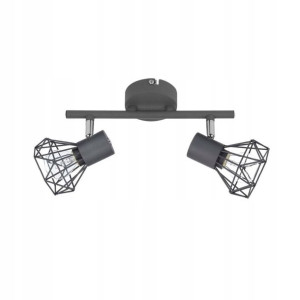 Listwa reflektorowa Verve szara 2 x E14 Candellux