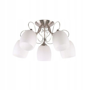 Lampa sufitowa Amba biała 5 x E27 Candellux