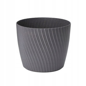 Doniczka plastikowa Mika Eco śr.23 cm antracyt Form-Plastic