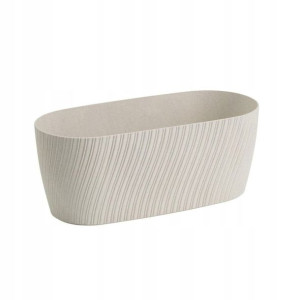 Doniczka skrzynka balkonowa Mika Eco 27x12.5 cm biała Form-Plastic