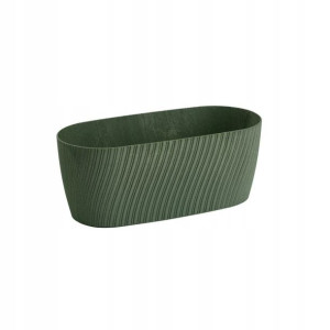 Doniczka skrzynka balkonowa Mika Eco 27x12.5 cm zielona Form-Plastic